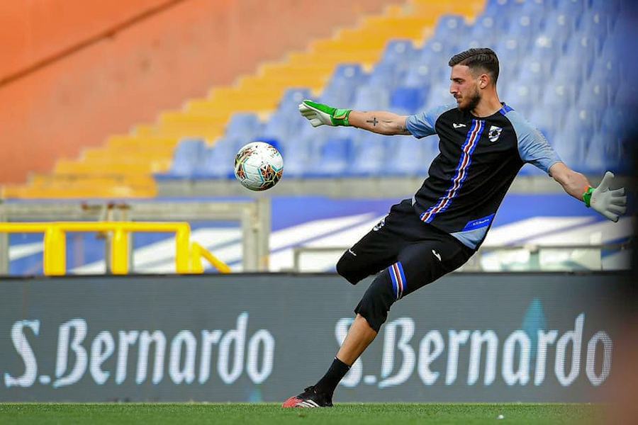 Il primo rinforzo del Cosenza è il portiere Falcone. Arriva in prestito dalla Samp 70 Falcone portiere