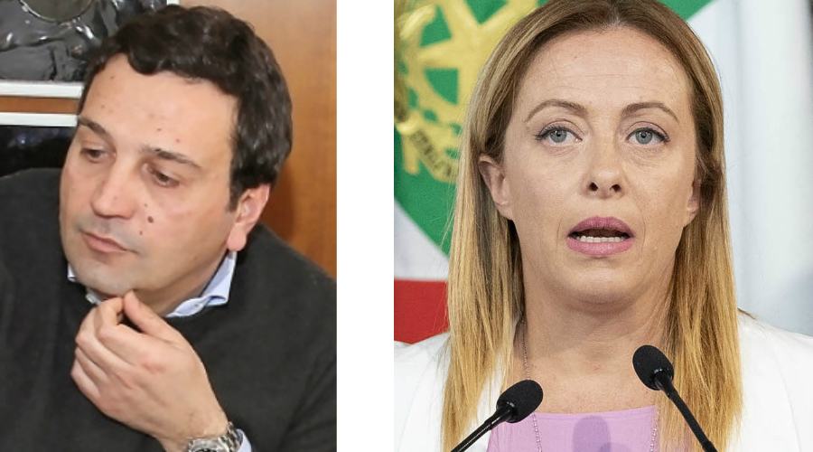 Fausto Orsomarso e Giorgia Meloni