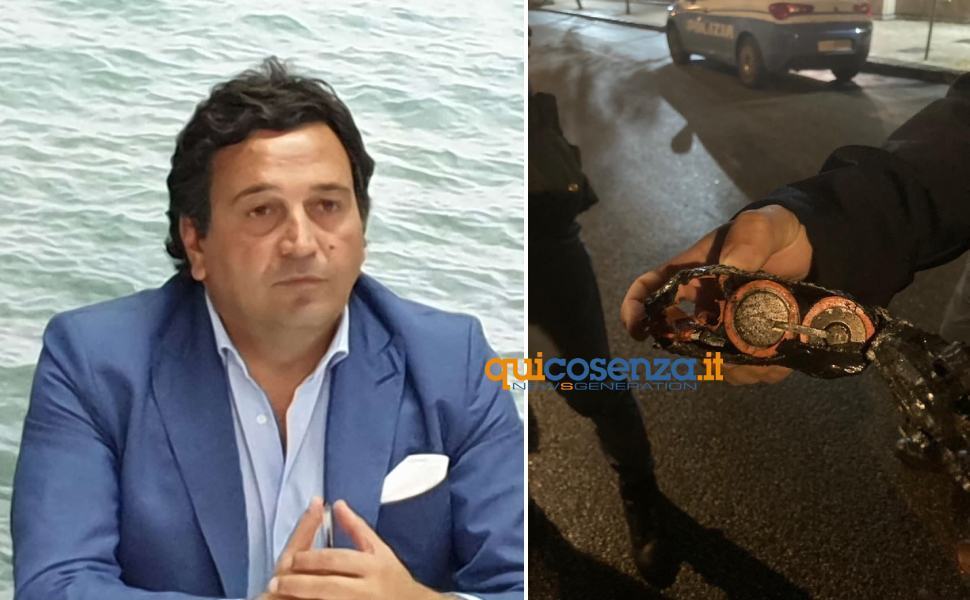Intimidazione ad Orsomarso "non si turba così la tranquillità delle persone" 51 Fausto Orsomarso ordigno auto cosenza