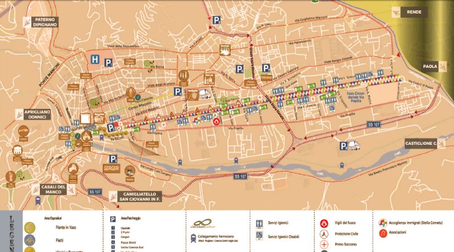 Fiera San Giuseppe mappa foto