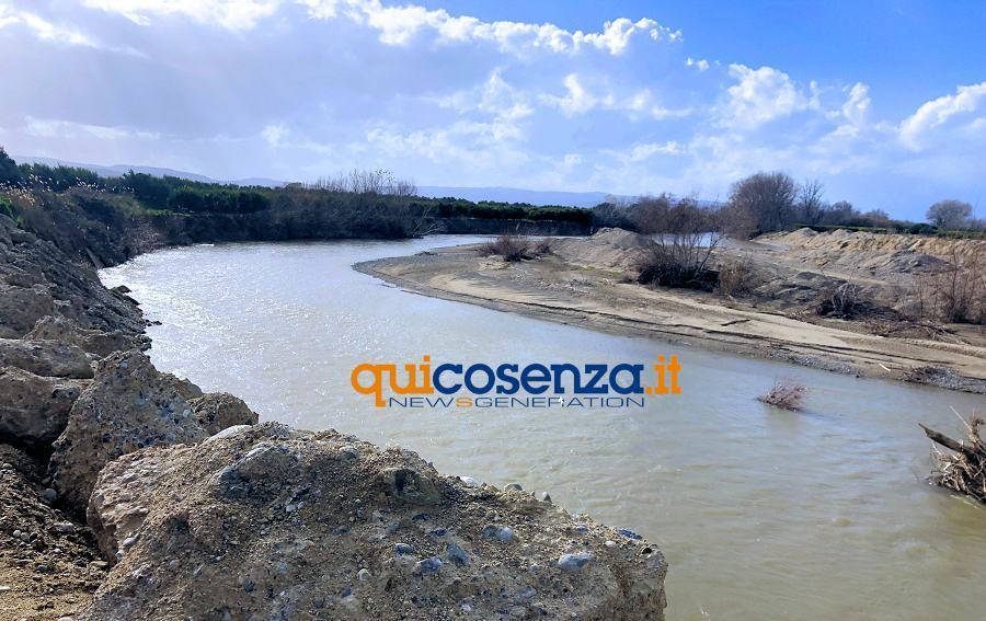 Fiume crati esondazione