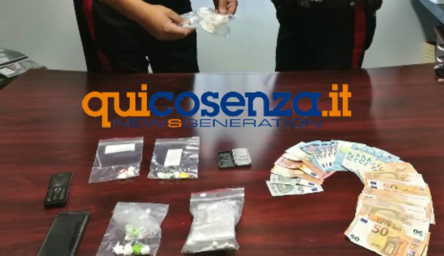 Lattarico: cocaina in una buca sotto un albero, obbligo di firma per il pusher 51 Foto arresto Carabinieri di Rende del 26 1
