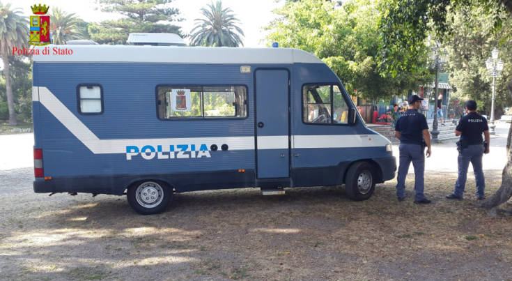 Foto arresto Villa Comunale