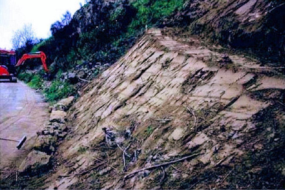 Fine dei lavori urgenti sulla frana a Pantano-Diodato. Ma resta la criticità del costone 51 Frana Cosenza pantano Diodato