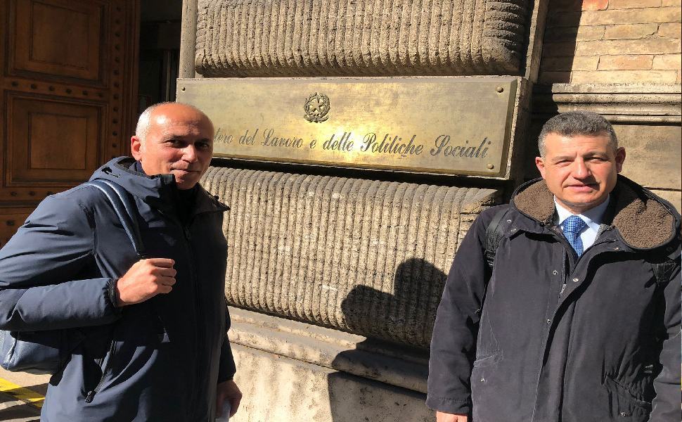 Qualificare disoccupati e inoccupati a Cosenza. Il sindaco mostra il progetto al Ministro Orlando 51 Franz Caruso e Orlando 2