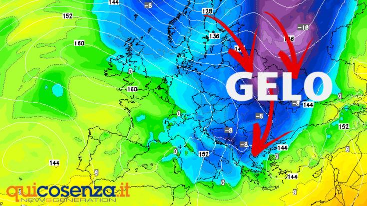 Arriva La Prima Ondata Di Gelo Sulla Calabria Da Domani Temperature In Picchiata Quicosenza