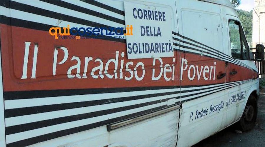 L'appello di Corbelli: "serve un furgoncino per il Paradiso dei poveri di Padre Fedele" 53 Furogne paradiso dei poveri