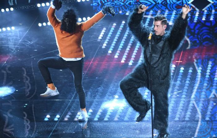 Gabbani scimmione sanremo