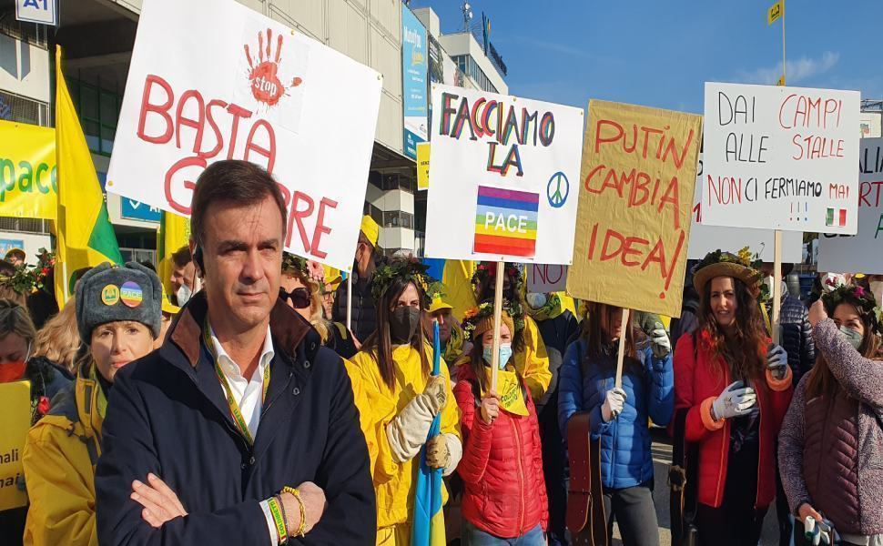 I Giovani Coldiretti con il presidente Prandini a Fieragricola a Verona 1