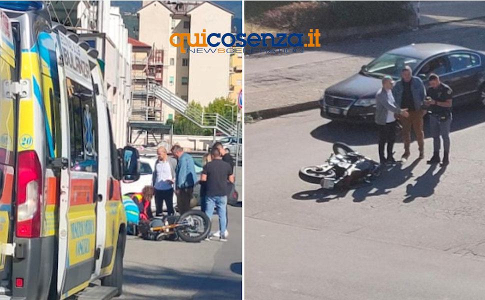 IIncidente auto Moto Cosenza