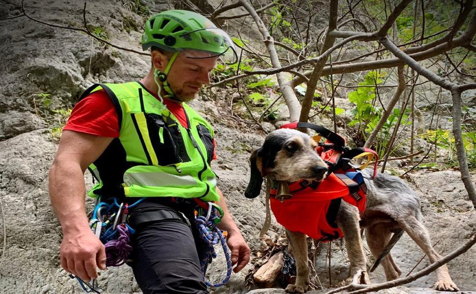 Il soccorso alpino ce l’ha fatta a portare in salvo il cane Jimmy 51 IMG 20220225 WA0039 1