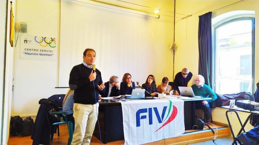 Il consigliere federale con delega al parasailng Fabio Colella