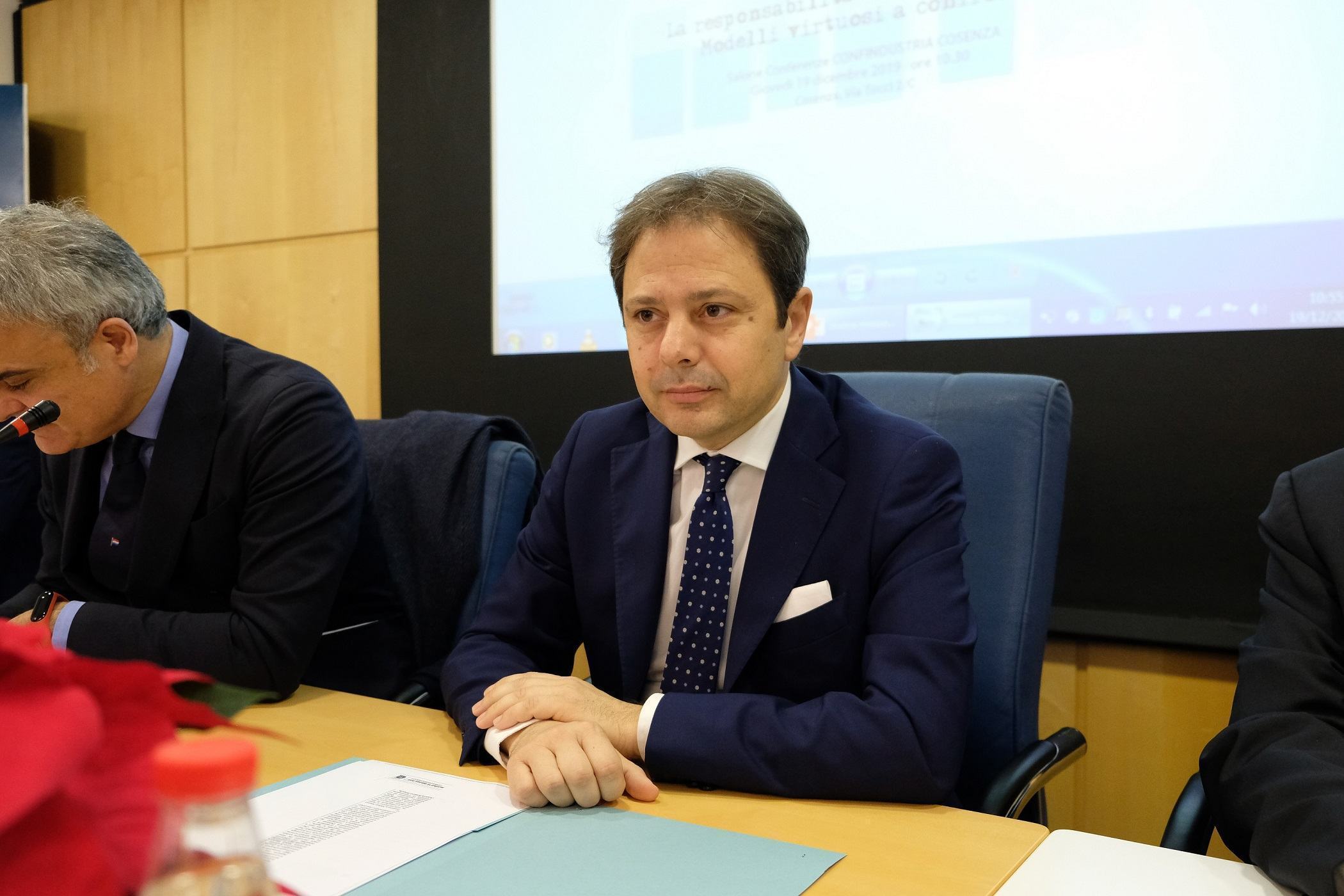 Il presidente degli industriali Fortunato Amarelli