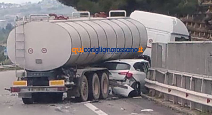 Incendente autocisterna trebisacce