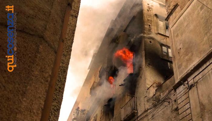 Incendio Corso Telesio