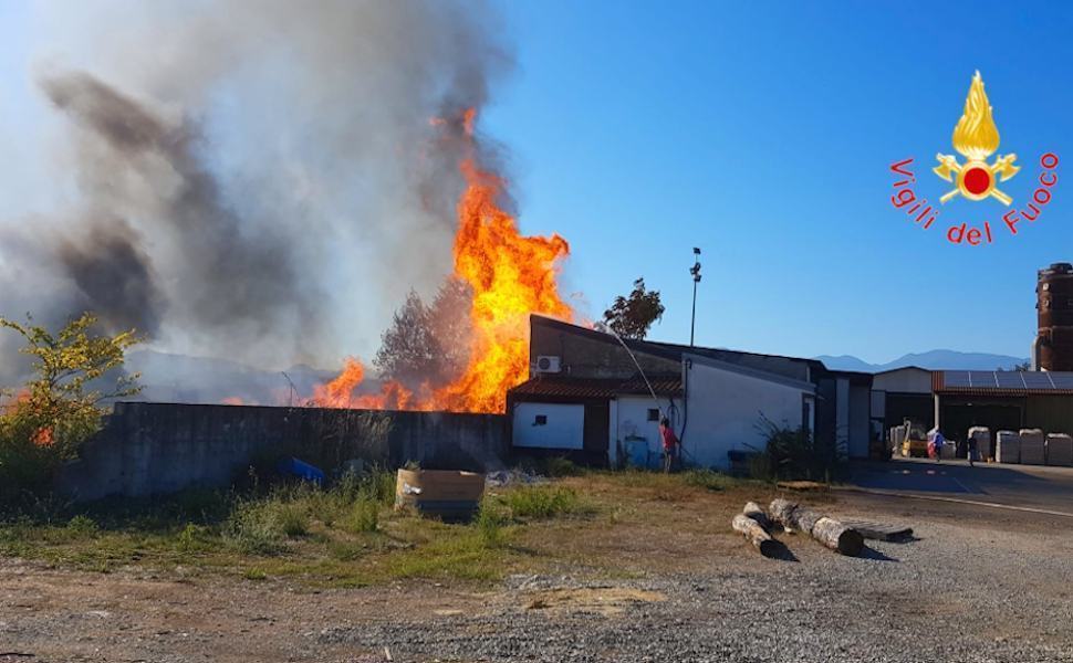 Incendio Cosenza 1