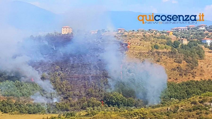 Prevenzione incendi e calamità naturali, in arrivo un milione di euro dei fondi Psr 51 Incendio Laurignano 1