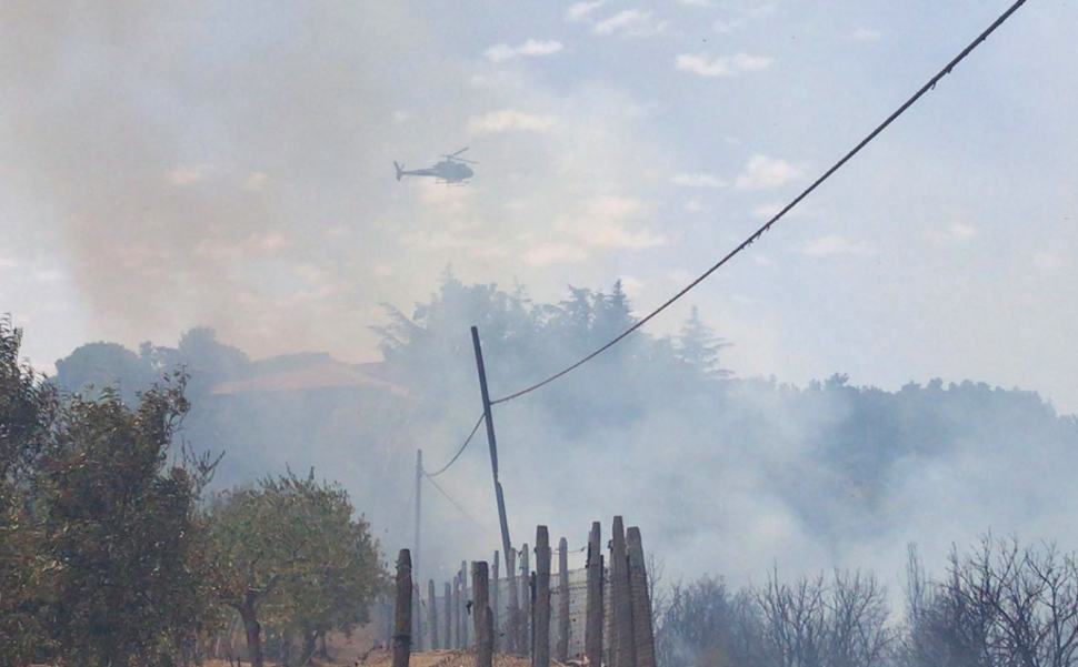 Da Amantea a Rossano, il cosentino continua a bruciare. Evacuate alcune famiglie 51 Incendio Rossano01