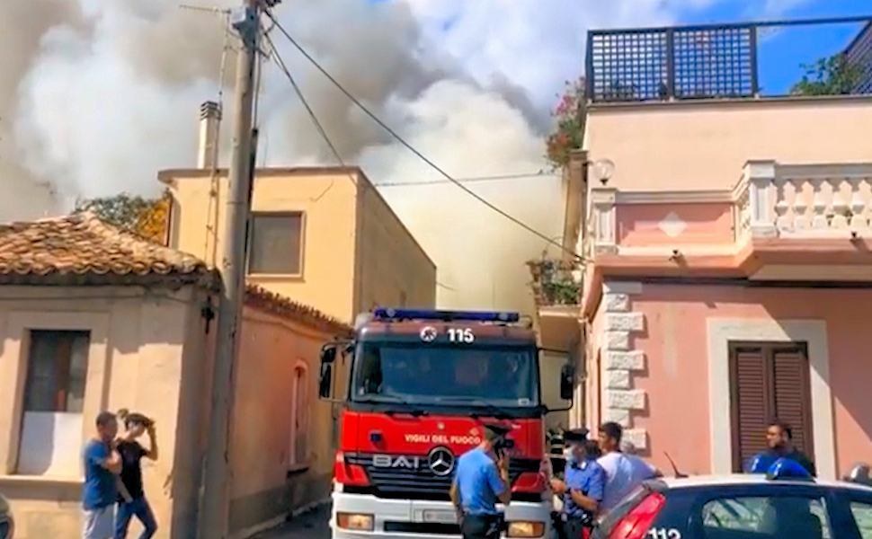 Incendio Siderno