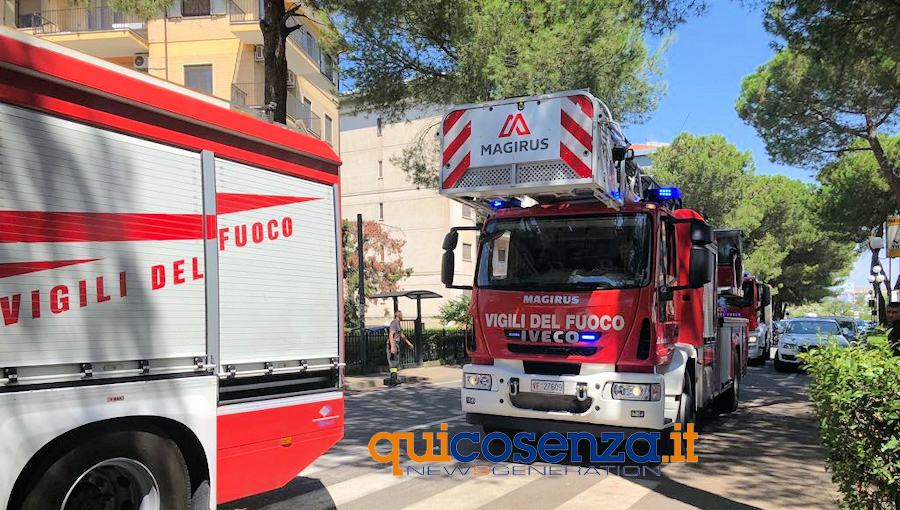 Incendio appartamento Rende2