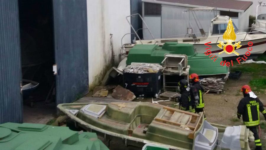 Incendio cantieri nautici ranieri soverato