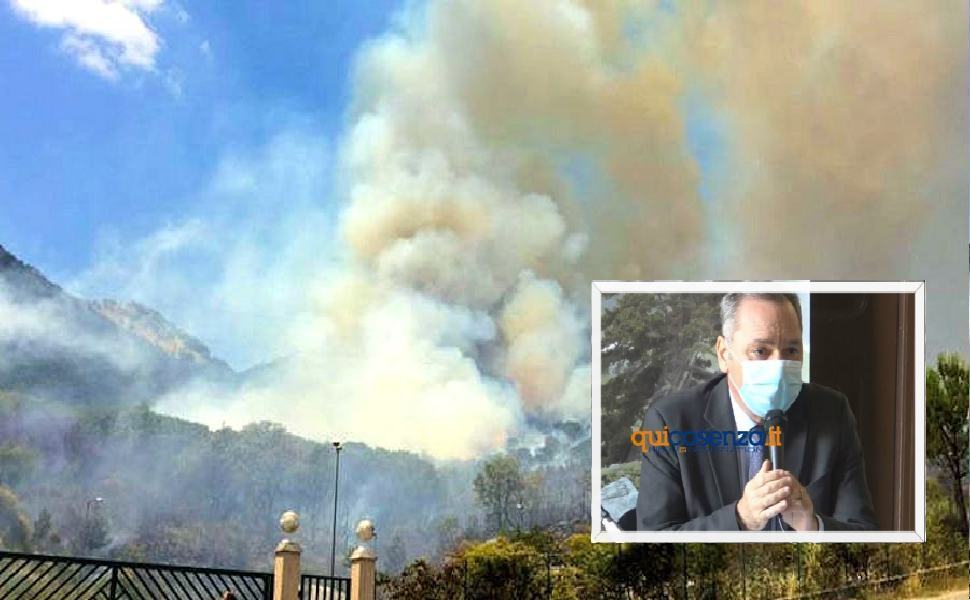 Incendio parco del pollino 1
