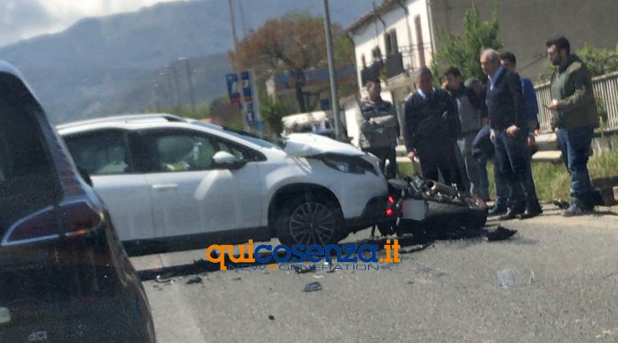Incidente auto moto