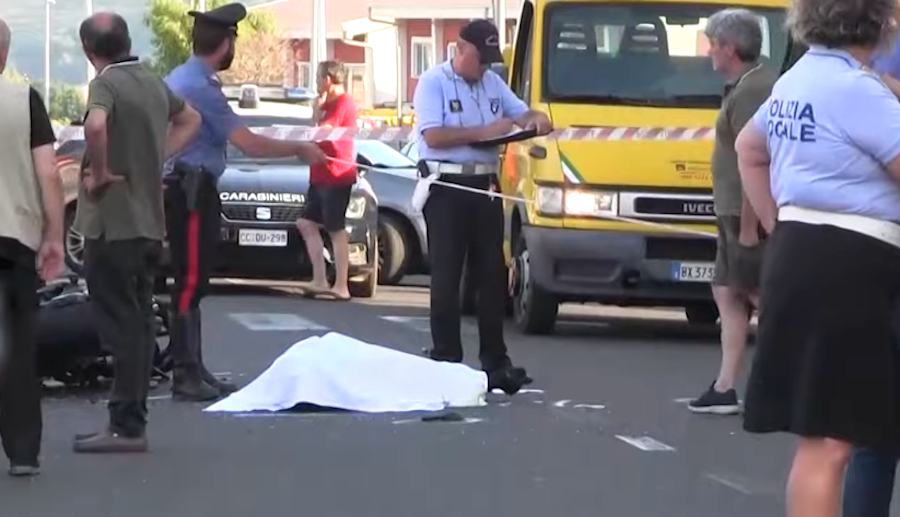 Incidente mortale moto