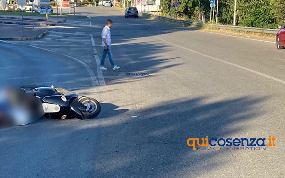 Incidente scooter universita