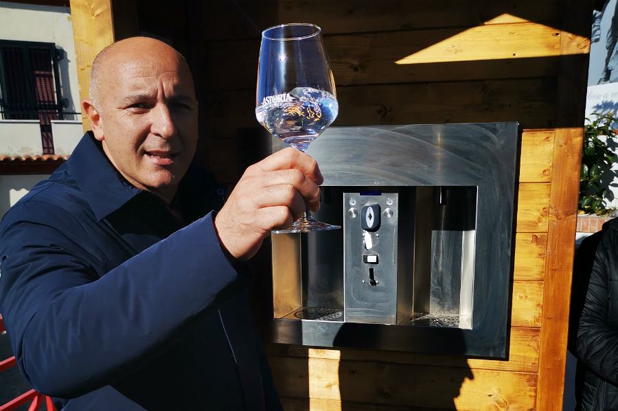 Innaugurazione casa dellacqua sindaco montegiordano introcaso