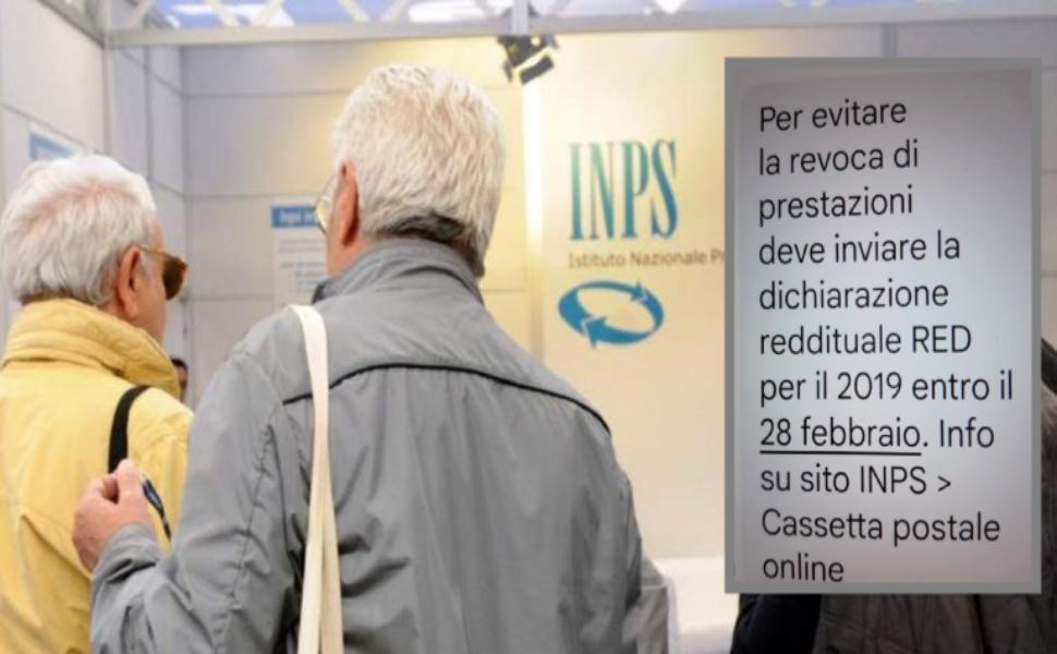 Inps messaggio pensionati modello red 1