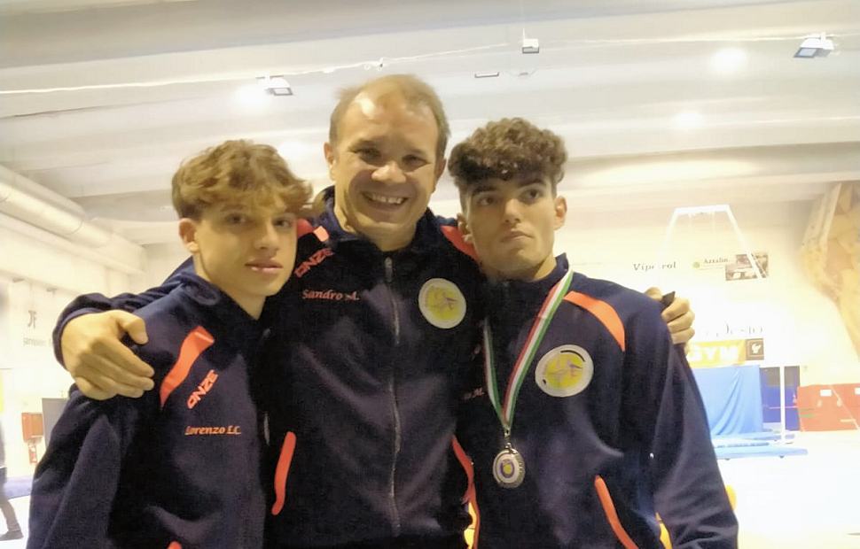 Kodokan, due successi al volteggio e agli anelli ai campionati nazionali di Pavia 70 Kodokan