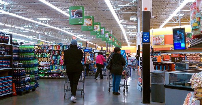Laurel Walmart Grocery Section
