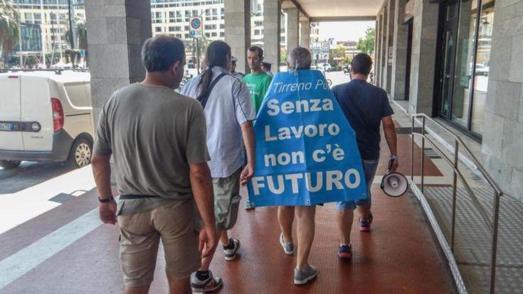 Lavoratori in protesta