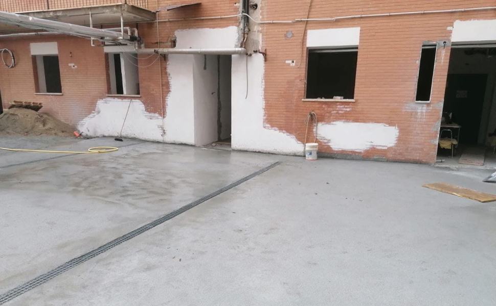 Lavori postazione 118 ospedale san francesco paola 01