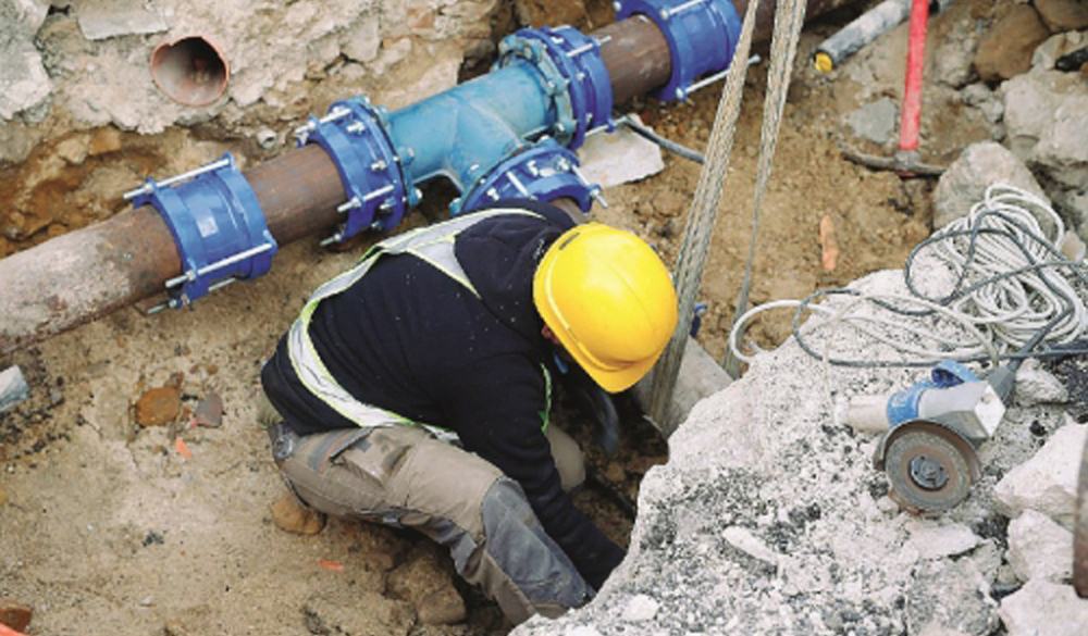 Lavori rete idrica acqua