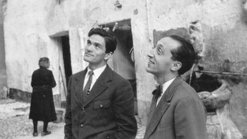 Leonetti con Pasolini