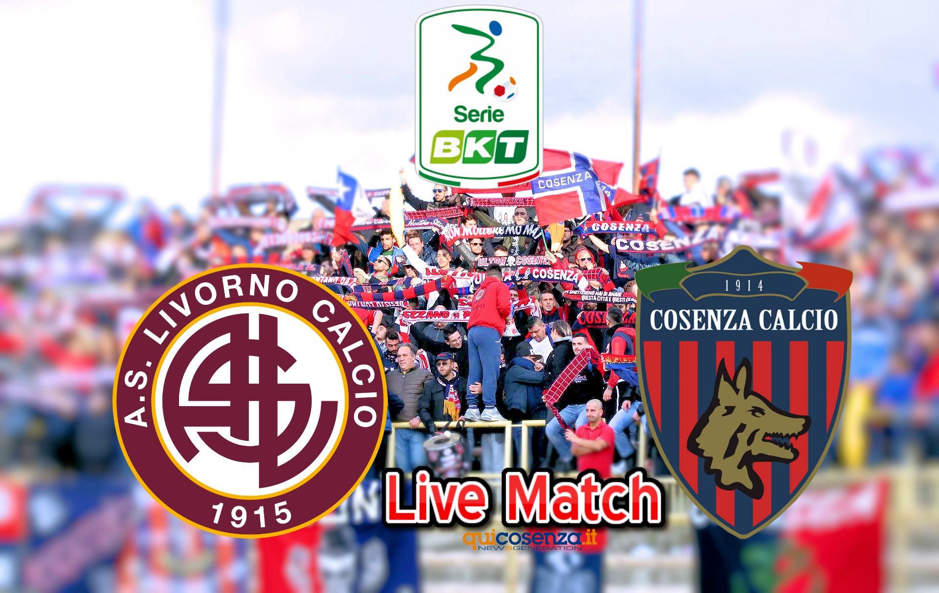 Livorno Cosenza Diretta live