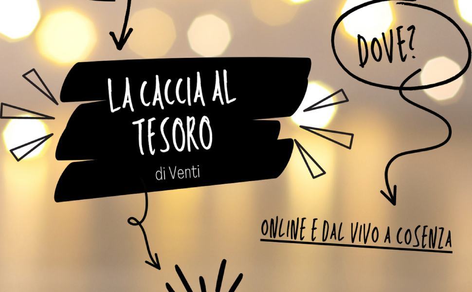 Locandina caccia tesoro venti
