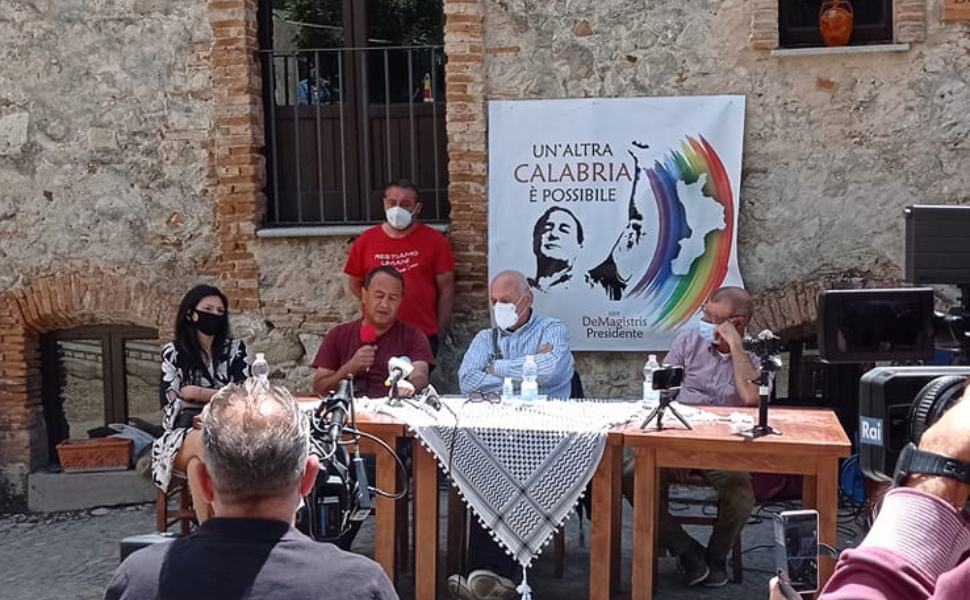 Lucano presenta la sua lista: "la mia candidatura non è un alibi per il processo" 51 Lucano presentazione lista