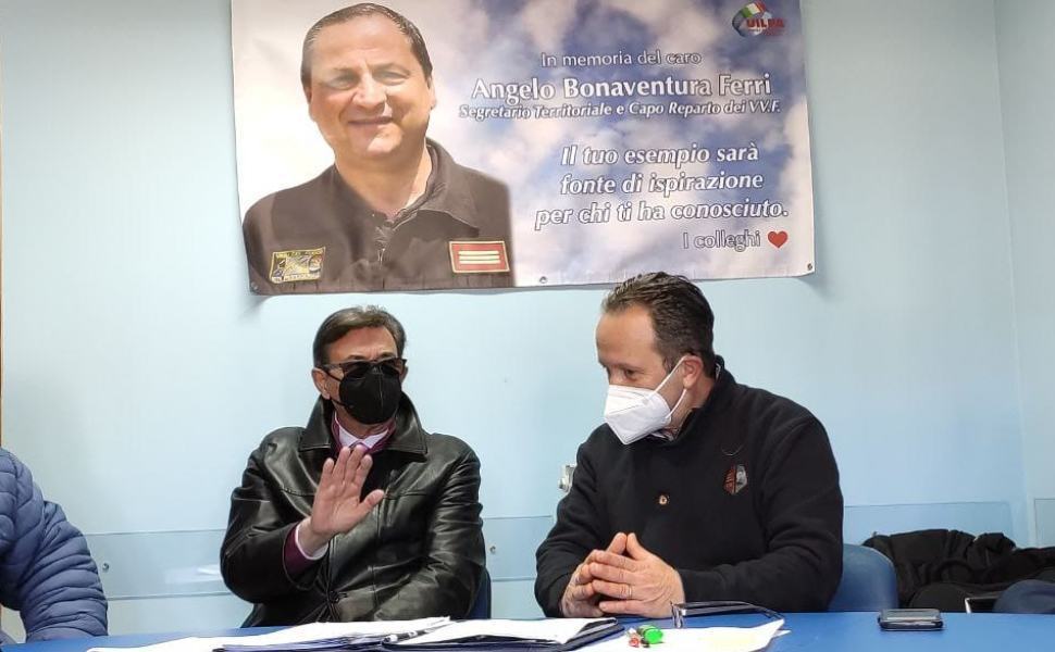 Cosenza: Uil Pa Vigili del Fuoco, Gianfranco Macrito eletto segretario generale 51 Macrito e Castagna 1