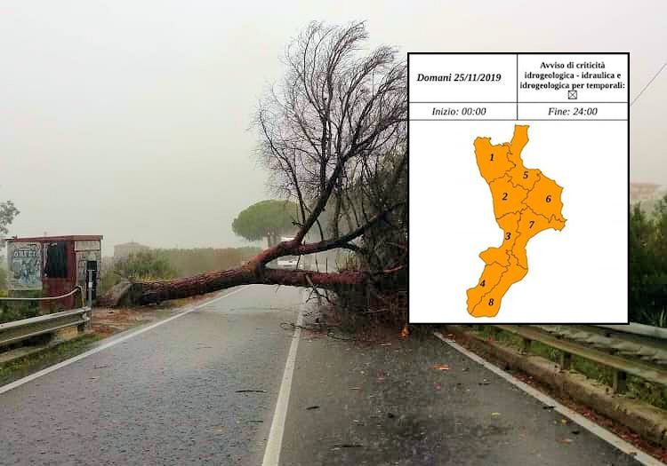 Maltempo allerta arancione