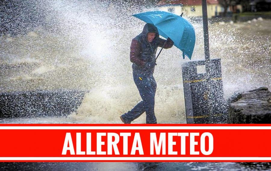 Maltempo allerta meteo pioggia vento