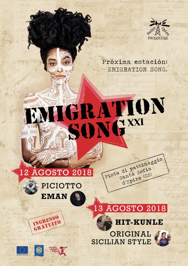 Torna Emigration Song, uno dei festival più longevi della Calabria 2 Manifesto Emigration 18