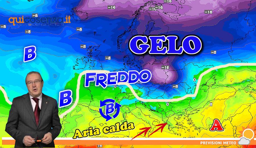 Mappa Meteo Cosenza weekend 02 04 marzo ok