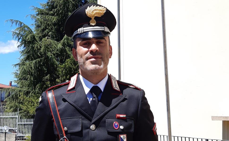 Marco di filippo nuovo comandante stazione carabinieri rogliano
