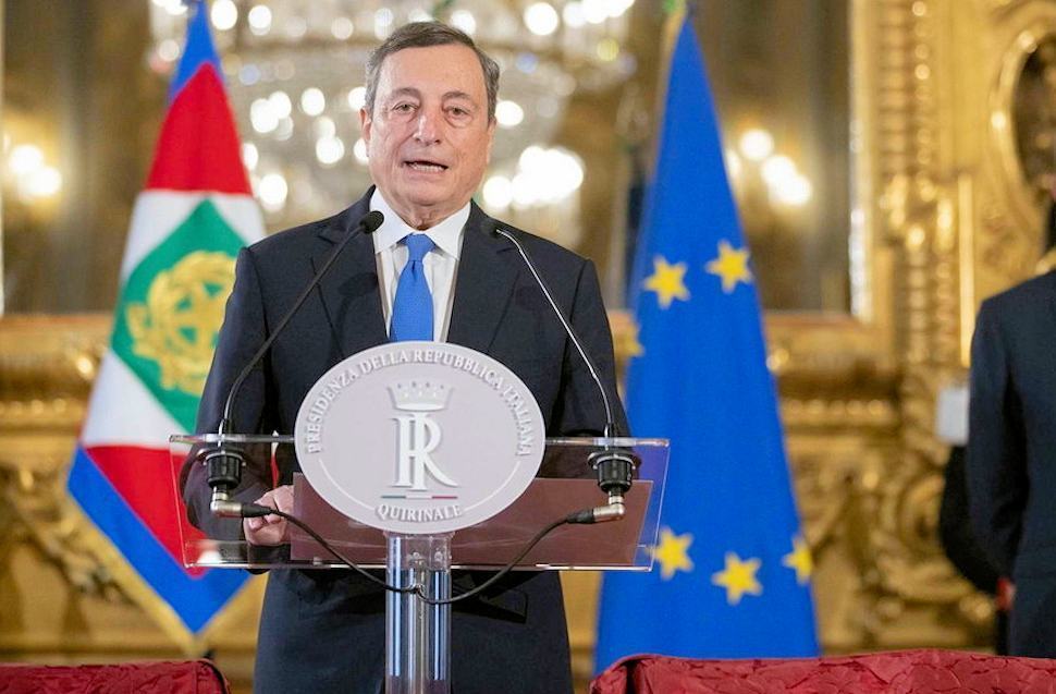 Draghi "smettetela di vaccinare giovani e saltare le liste, priorità assoluta agli over 75" 80 Mario Draghi 2