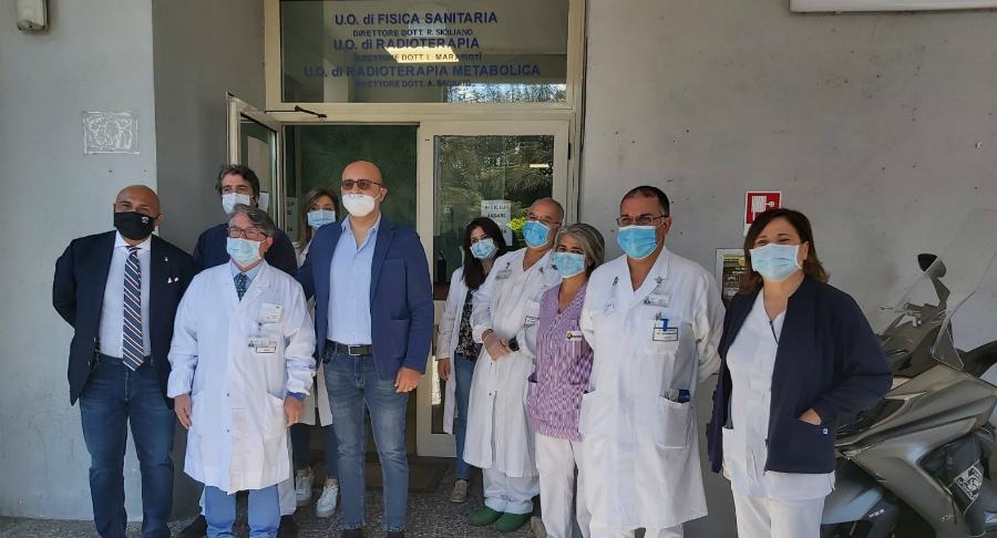 Mascherine donate a Radioterapia