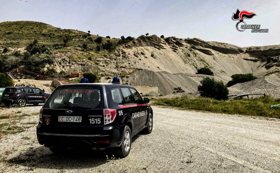 Melito di Porto Salvo RC – Sequestrata una cava di inerti abusiva su terreni di proprieta comunale