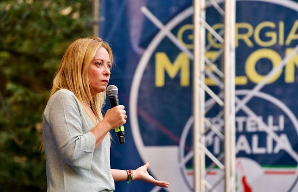 Proiezioni: Fratelli D'Italia primo partito 24,6%, Pd 19,4%, M5S 16,5% e Lega 8,5% 51 Meloni
